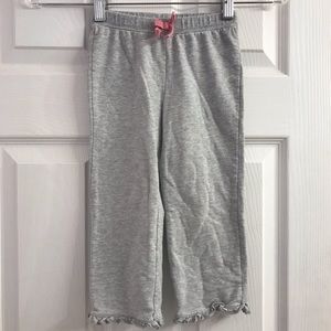 Girl’s 3T Kohl’s Heart Pocket Pants Gray